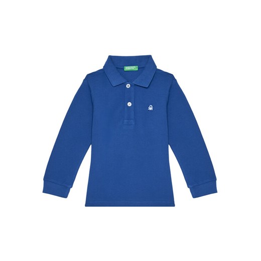 United Colors Of Benetton Polo 3089G3009 Niebieski Regular Fit ze sklepu MODIVO w kategorii T-shirty chłopięce - zdjęcie 186151282