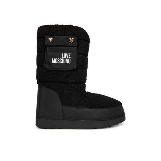 LOVE MOSCHINO Śniegowce JA24452G0NISM00A Czarny ze sklepu MODIVO w kategorii Śniegowce damskie - zdjęcie 186151311