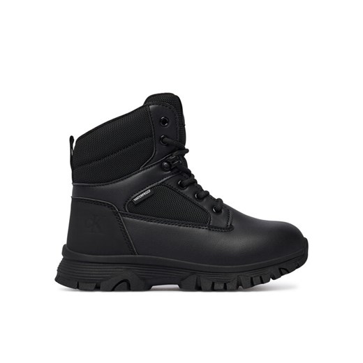 Calvin Klein Śniegowce Lace-Up Bootie V3X5-83190-1485 S Czarny ze sklepu MODIVO w kategorii Buty zimowe dziecięce - zdjęcie 186151351