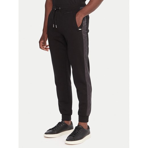 KARL LAGERFELD Spodnie dresowe 705036 554910 Czarny Slim Fit ze sklepu MODIVO w kategorii Spodnie męskie - zdjęcie 186151372