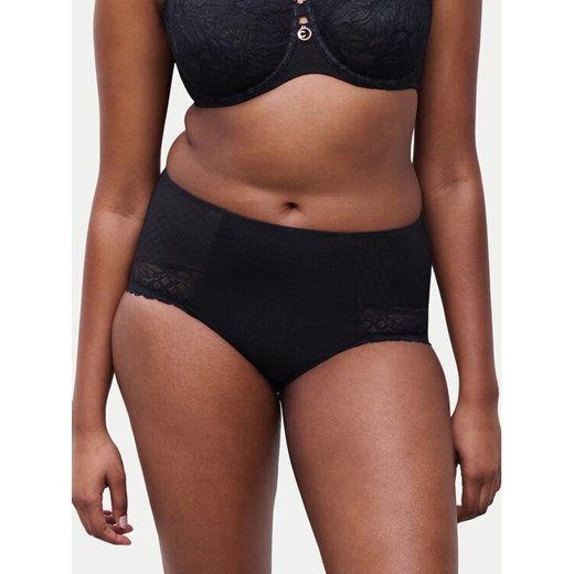 Chantelle Figi klasyczne z wysokim stanem Sublime C19WC6 Czarny ze sklepu MODIVO w kategorii Majtki damskie - zdjęcie 186151423