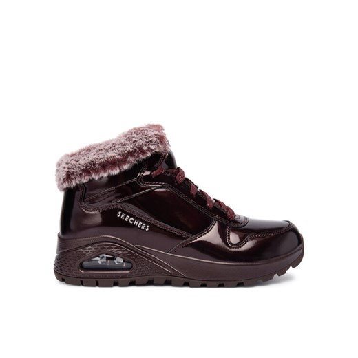 Skechers Botki Uno Rugged 168126/BURG Bordowy ze sklepu MODIVO w kategorii Botki - zdjęcie 186151502