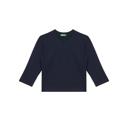 United Colors Of Benetton Bluzka 35RYG10K4 Granatowy Regular Fit ze sklepu MODIVO w kategorii T-shirty chłopięce - zdjęcie 186151583