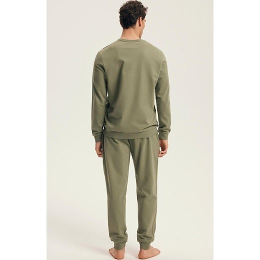 Henderson bawełniana piżama męska zielona 43484, Kolor zielony, Rozmiar M, Henderson ze sklepu Primodo w kategorii Piżamy męskie - zdjęcie 186153454