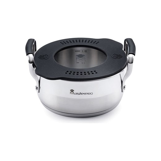 Masterpro Rondel w kolorze srebrnym - Ø 16 cm Masterpro onesize wyprzedaż Limango Polska