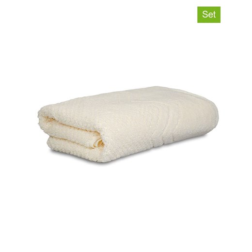 Möve for Frottana Ręczniki prysznicowe (2 szt.) &quot;Möve for frottana&quot; w kolorze kremowym ze sklepu Limango Polska w kategorii Ręczniki - zdjęcie 186153851