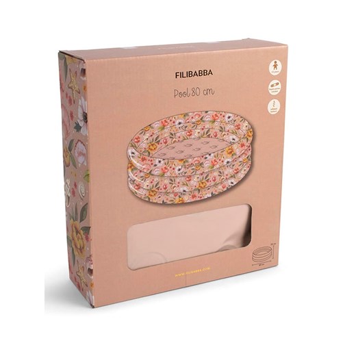 Filibabba Basen &quot;Alfie - Ocean Blossom&quot; w kolorze jasnoróżowym - Ø80 Filibabba onesize okazyjna cena Limango Polska