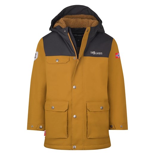 Trollkids Parka &quot;Gudvangen&quot; w kolorze jasnobrązowym ze sklepu Limango Polska w kategorii Kurtki chłopięce - zdjęcie 186154840