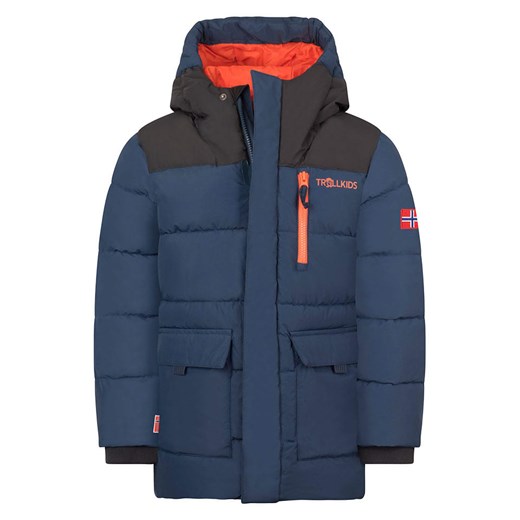 Trollkids Parka &quot;Torsvag&quot; w kolorze granatowym ze sklepu Limango Polska w kategorii Kurtki chłopięce - zdjęcie 186155271