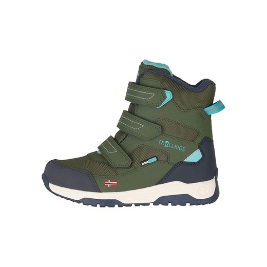 Trollkids Botki zimowe "Lofoten" w kolorze khaki - id: 17257651 - marki Trollkids - 186155481 Trollkids Botki zimowe "Lofoten" w kolorze khaki ze sklepu Limango Polska w kategorii Buty zimowe dziecięce - zdjęcie 186155481
