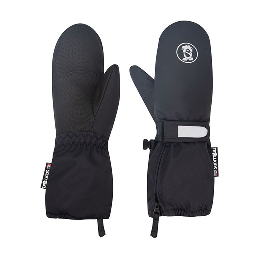 Trollkids Rękawiczki funkcyjne &quot;Mitten XT&quot; w kolorze czarnym ze sklepu Limango Polska w kategorii Rękawiczki dziecięce - zdjęcie 186155720