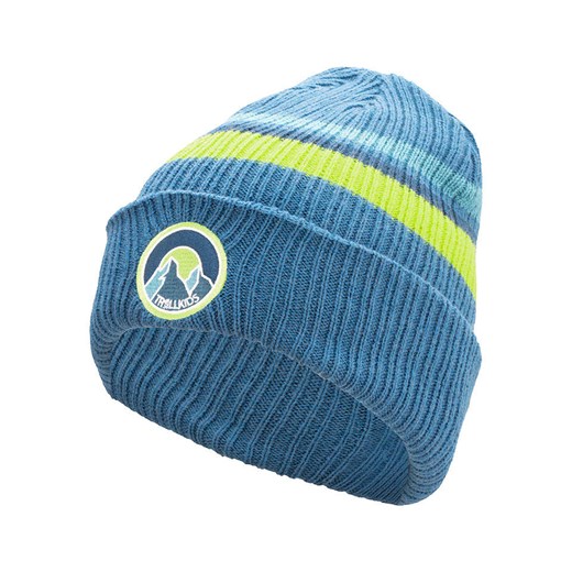 Trollkids Czapka beanie &quot;Spitsbergen&quot; w kolorze niebieskim ze sklepu Limango Polska w kategorii Czapki dziecięce - zdjęcie 186155751