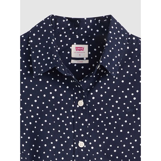 Levi&apos;s Bluzka w kolorze granatowo-białym L Limango Polska promocja