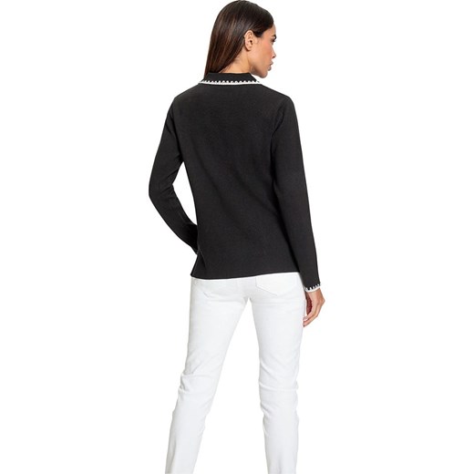 Heine Sweter w kolorze czarnym Heine 34 wyprzedaż Limango Polska