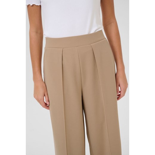 Kaffe Spodnie w kolorze beżowym Kaffe XL Limango Polska okazja