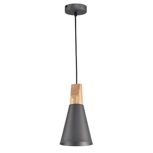 Maytoni Lampa wisząca &quot;Biscones&quot; w kolorze jasnobrązowo-czarnym - wys. 142 x Ø 14 cm ze sklepu Limango Polska w kategorii Oświetlenie - zdjęcie 186156434