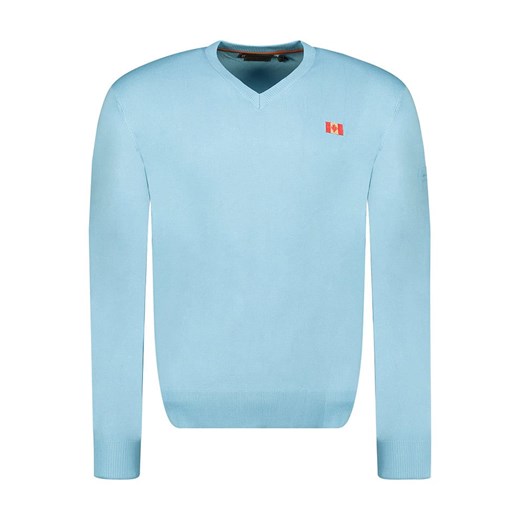 Canadian Peak Sweter &quot;Felineak&quot; w kolorze błękitnym Canadian Peak XL wyprzedaż Limango Polska