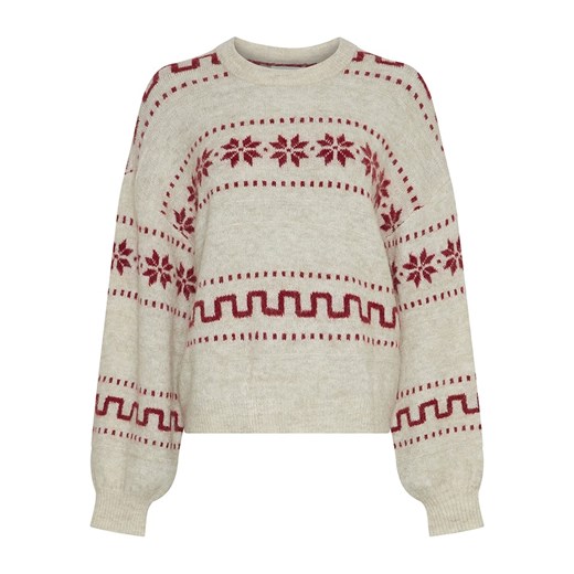 MOSS COPENHAGEN Sweter w kolorze beżowym - id: 17553527 - marki Moss Copenhagen - 186157040 MOSS COPENHAGEN Sweter w kolorze beżowym ze sklepu Limango Polska w kategorii Swetry damskie - zdjęcie 186157040