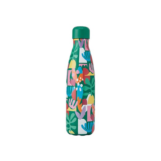 S&apos;well Butelka termiczna &quot;Paper Cutouts&quot; w kolorze zielonym ze wzorem - 500 ml ze sklepu Limango Polska w kategorii Kubki termiczne - zdjęcie 186157251