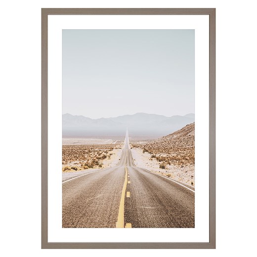 Ars Longa Druk artystyczny &quot;Route in Arizona&quot; w ramce - 70 x 50 cm ze sklepu Limango Polska w kategorii Obrazy - zdjęcie 186157381
