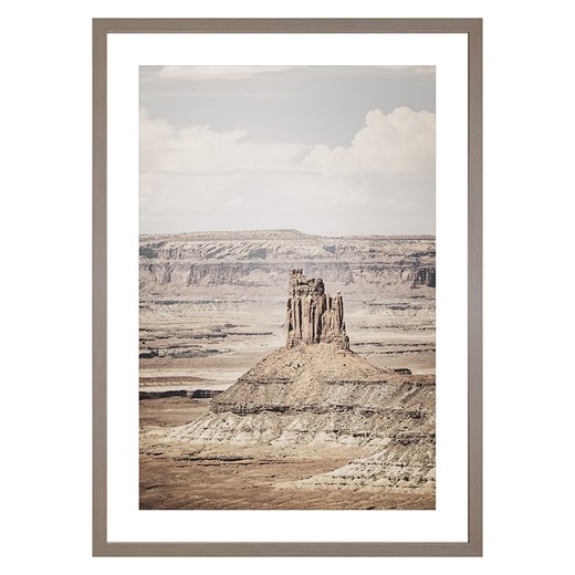 Ars Longa Druk artystyczny &quot;Rocks in Arizona&quot; w ramce - 70 x 50 cm ze sklepu Limango Polska w kategorii Obrazy - zdjęcie 186157383