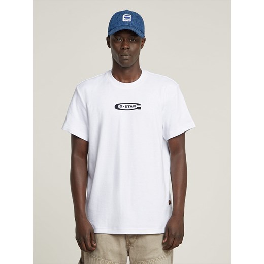 G-Star Koszulka w kolorze białym ze sklepu Limango Polska w kategorii T-shirty męskie - zdjęcie 186157604