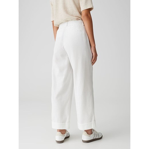 OPUS Spodnie w kolorze białym Opus 40 okazyjna cena Limango Polska
