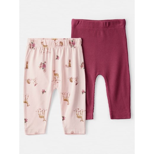 carter&apos;s Legginsy (2 pary) w kolorze jasnoróżowo-bordowym ze sklepu Limango Polska w kategorii Odzież dla niemowląt - zdjęcie 186157984