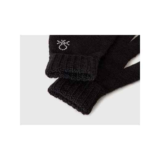 Benetton Rękawiczki w kolorze czarnym 168 promocyjna cena Limango Polska