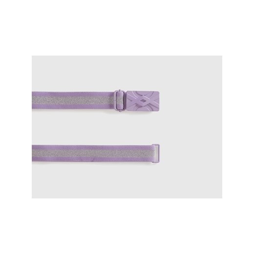 Benetton Pasek w kolorze fioletowo-srebrnym onesize okazyjna cena Limango Polska