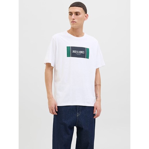 Jack &amp; Jones Koszulka w kolorze białym ze sklepu Limango Polska w kategorii T-shirty męskie - zdjęcie 186158350