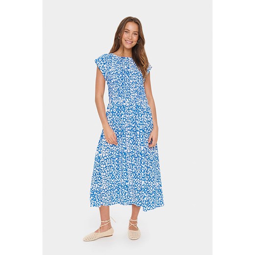 SAINT TROPEZ Sukienka &quot;Gisla&quot; w kolorze niebiesko-białym ze sklepu Limango Polska w kategorii Sukienki - zdjęcie 186158661
