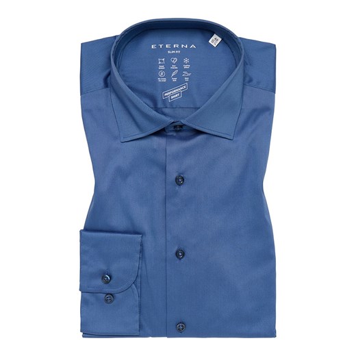 Eterna Koszula - Slim fit - w kolorze niebieskim ze sklepu Limango Polska w kategorii Koszule męskie - zdjęcie 186159110