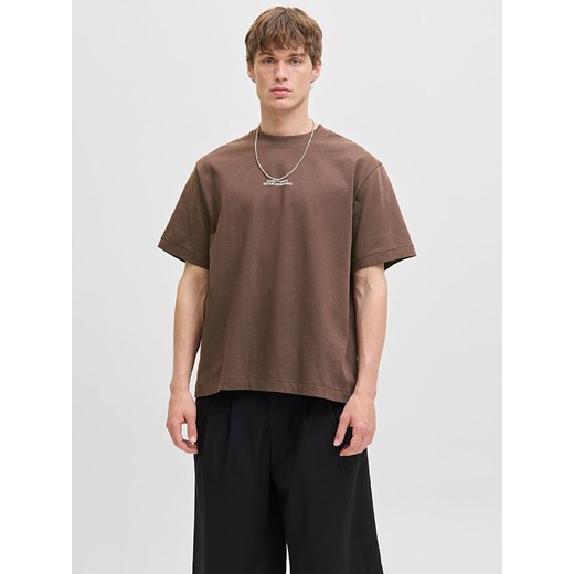 Jack &amp; Jones Koszulka w kolorze brązowym ze sklepu Limango Polska w kategorii T-shirty męskie - zdjęcie 186159590