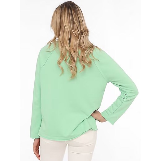 Zwillingsherz Koszulka &quot;Enjoy&quot; w kolorze zielonym Zwillingsherz L/XL wyprzedaż Limango Polska