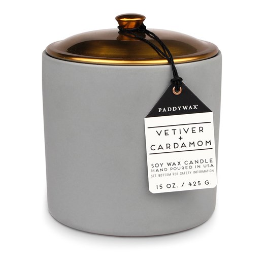 Paddywax Świeca zapachowa &quot;Hygge - Vetiver + Cardamom&quot; - 425 g ze sklepu Limango Polska w kategorii Świece i dyfuzory - zdjęcie 186160212
