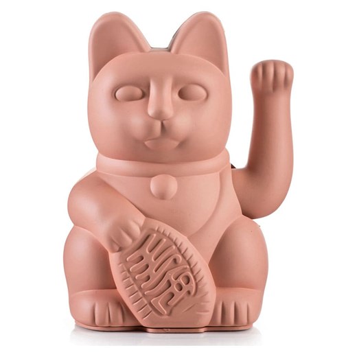 Donkey Figurka dekoracyjna &quot;Lucky Cat&quot; w kolorze jasnoróżowym - 10,5 x 15 x 8,5 cm ze sklepu Limango Polska w kategorii Dekoracje - zdjęcie 186160222