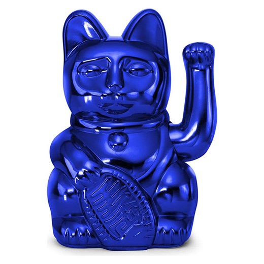 Donkey Figurka dekoracyjna &quot;Lucky Cat Cosmic&quot; w kolorze niebieskim - 10,5 x 15 x 8,5 cm ze sklepu Limango Polska w kategorii Dekoracje - zdjęcie 186160231