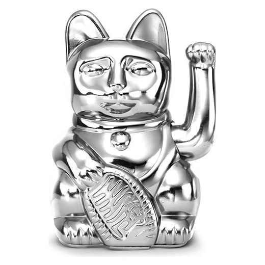Donkey Figurka dekoracyjna &quot;Lucky Cat Cosmic&quot; w kolorze srebrnym - 10,5 x 15 x 8,5 cm ze sklepu Limango Polska w kategorii Dekoracje - zdjęcie 186160242