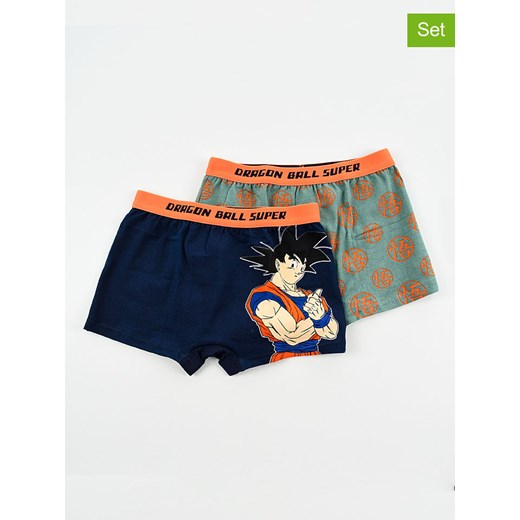 Dragon Ball Bokserki (2 pary) &quot;Dragon Ball&quot; w kolorze oliwkowo-pomarańczowo-granatowym ze sklepu Limango Polska w kategorii Majtki dziecięce - zdjęcie 186160333