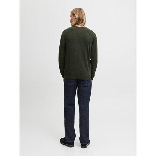 Jack &amp; Jones Sweter w kolorze ciemnozielonym Jack & Jones S wyprzedaż Limango Polska