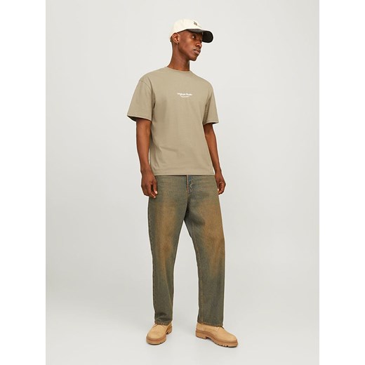 Jack &amp; Jones Koszulka w kolorze beżowym Jack & Jones XL Limango Polska okazyjna cena