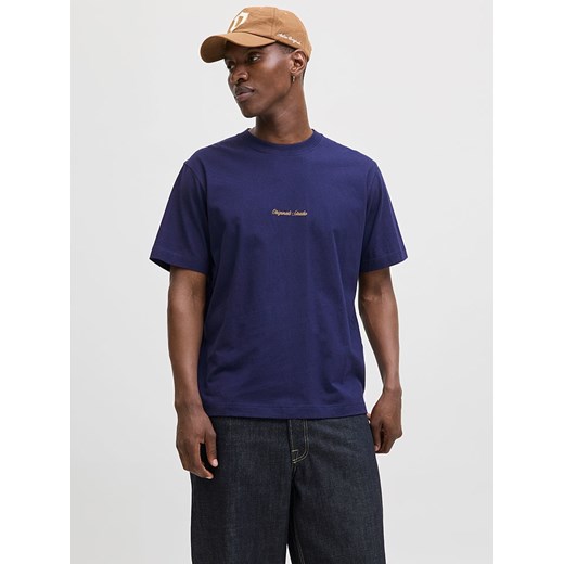 Jack &amp; Jones Koszulka w kolorze granatowym ze sklepu Limango Polska w kategorii T-shirty męskie - zdjęcie 186160491