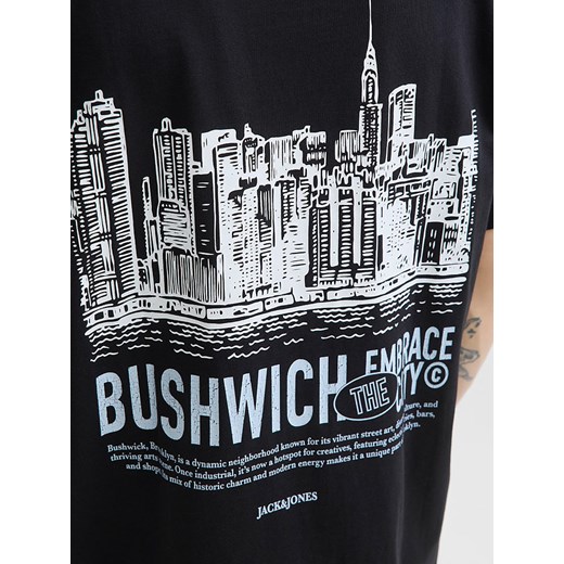 Jack &amp; Jones Koszulka w kolorze czarnym Jack & Jones M wyprzedaż Limango Polska