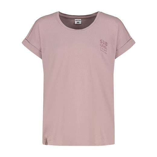 Sublevel Koszulka &quot;Lina&quot; w kolorze szaroróżowym ze sklepu Limango Polska w kategorii Bluzki damskie - zdjęcie 186160562