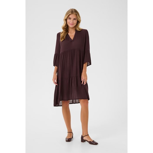 Kaffe Sukienka w kolorze brązowym ze sklepu Limango Polska w kategorii Sukienki - zdjęcie 186160812