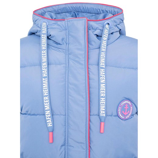 Zwillingsherz Płaszcz pikowany w kolorze błękitnym Zwillingsherz S okazja Limango Polska