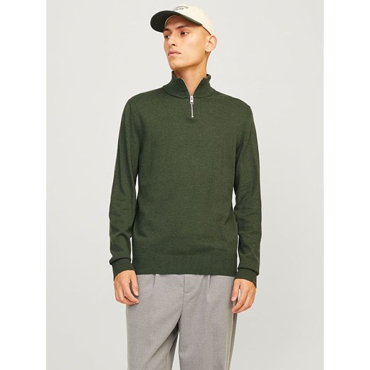 Jack &amp; Jones Sweter w kolorze ciemnozielonym Jack & Jones XXL wyprzedaż Limango Polska