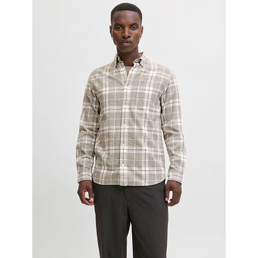 Jack &amp; Jones Koszula w kolorze beżowo-kremowym ze sklepu Limango Polska w kategorii Koszule męskie - zdjęcie 186161134