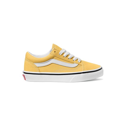 Vans Skórzane sneakersy "Old Skool" w kolorze żółtym Vans 32 promocyjna cena Limango Polska